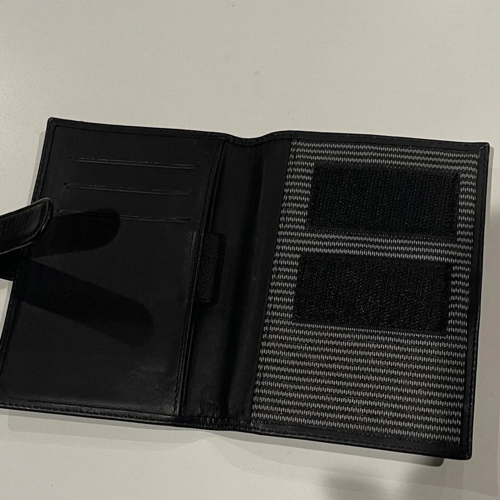 Black Leather Wallet or Small electronic case